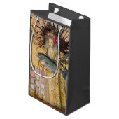 ヴィンテージ魚座の女性ゴシッククラシック体 スモールペーパーバッグ (裏面アングル)