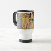 ヴィンテージ魚座の女性ゴシッククラシック体 トラベルマグ (正面左)