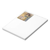 ヴィンテージ魚座の女性ゴシッククラシック体 ノートパッド (回転)