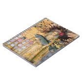 ヴィンテージ魚座の女性ゴシッククラシック体 ノートブック (左側)