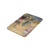 ヴィンテージ魚座の女性ゴシッククラシック体 バスマット (アングル)