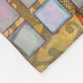 ヴィンテージ魚座の女性ゴシッククラシック体 フリースブランケット (角)