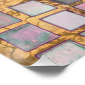 ヴィンテージ魚座の女性ゴシッククラシック体 ポスター (コーナー)