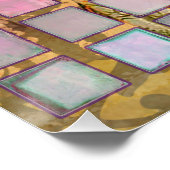 ヴィンテージ魚座の女性ゴシッククラシック体 ポスター (コーナー)