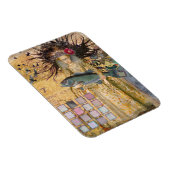 ヴィンテージ魚座の女性ゴシッククラシック体 マグネット (右側)