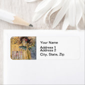 ヴィンテージ魚座の女性ゴシッククラシック体 ラベル (インサイチュ)