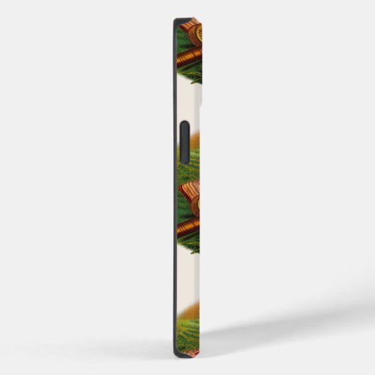 ヴィンテージ魚釣りギアシガーラベルアートシーロビン Case-Mate iPhoneケース (裏面 / 右)