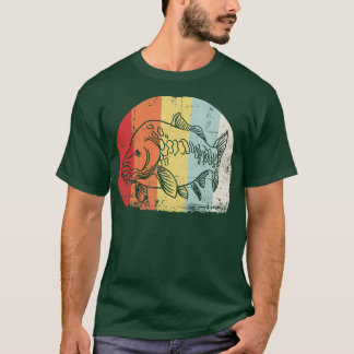 ヴィンテージ魚釣りギフトパパp魚釣り tシャツ