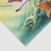 ヴィンテージ魚釣りパーティーかわいい組織 薄葉紙 (詳細)