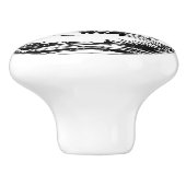 ヴィンテージ魚釣りビーバーホームデコールノブ セラミックノブ (側面)