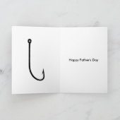 ヴィンテージ魚釣りファーザーズ・デイ カード (内部)