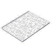 ヴィンテージ魚釣りフック ノートブック (左側)