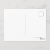 ヴィンテージ魚釣りボーイと犬はがき ポストカード (裏面)