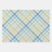 ヴィンテージ魚釣りボートシーン父の日 ラッピングペーパーシート (正面2)