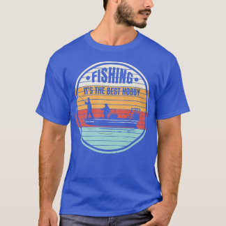 ヴィンテージ魚釣りモチーフ， FishermanGiftFish Tシャツ