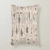 ヴィンテージ魚釣りルアー:アンティーク1900年代の漁師 アクセントクッション (正面(垂直))