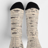 ヴィンテージ魚釣りルアー:アンティーク1900年代の漁師 ソックス (上部)