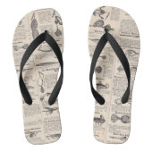 ヴィンテージ魚釣りルアー:アンティーク1900年代の漁師 ビーチサンダル (フットベッド)