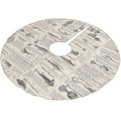 ヴィンテージ魚釣りルアー:アンティーク1900年代の漁師 ブラッシュドポリエステルツリースカート (アングル)