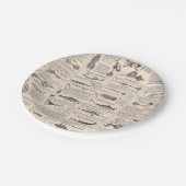 ヴィンテージ魚釣りルアー：アンティーク1900年代の漁師 ペーパープレート (アングル)