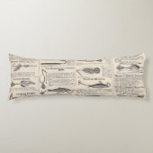 ヴィンテージ魚釣りルアー:アンティーク1900年代の漁師 ボディピロー (正面)