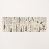 ヴィンテージ魚釣りルアー：アンティーク1900年代の漁師 ヨガマット (裏面(横))