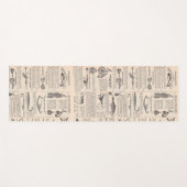 ヴィンテージ魚釣りルアー：アンティーク1900年代の漁師 ヨガマット (正面(横))