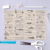 ヴィンテージ魚釣りルアー：アンティーク1900年代の漁師 薄葉紙 (クラフト)