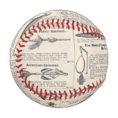 ヴィンテージ魚釣りルアー：アンティーク1900年代の漁師 野球ボール (正面左)