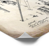 ヴィンテージ魚釣り極 ポスター (角)