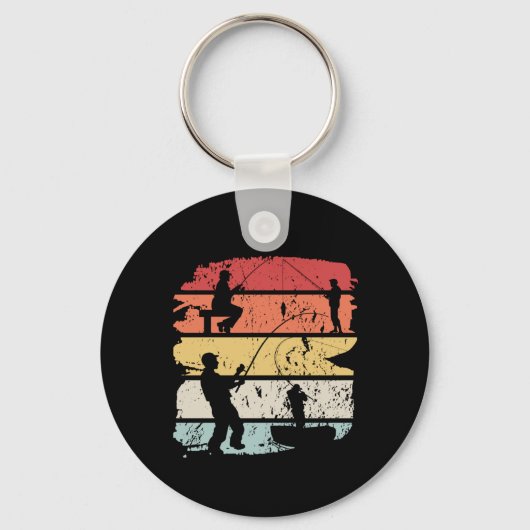 ヴィンテージ魚釣り キーホルダー (正面)