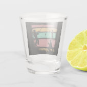 ヴィンテージ魚釣り ショットグラス (裏面)