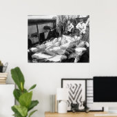 ヴィンテージ魚釣り、1900年代初期 ポスター (ホームオフィス)