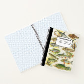 ヴィンテージ魚類合成手帳 ノートブック (内部)