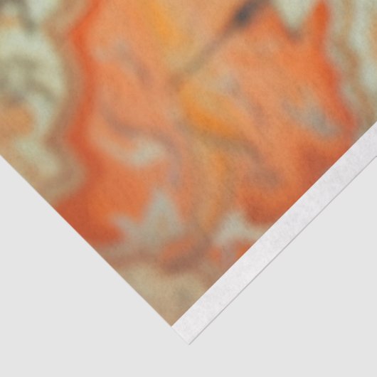 ヴィンテージ鮮やかフローラキングカニの切り離し 薄葉紙 (詳細)