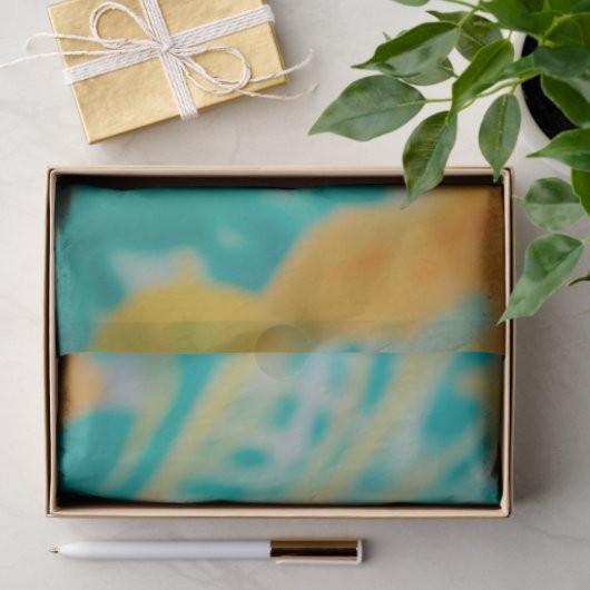 ヴィンテージ鮮やかフローラ魚の切り離し 薄葉紙 (ギフト)