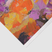 ヴィンテージ鮮やかフローラ魚の切り離し 薄葉紙 (詳細)