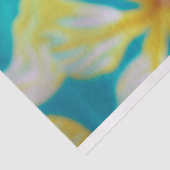 ヴィンテージ鮮やかフローラ魚の切り離し 薄葉紙 (詳細)