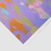 ヴィンテージ鮮やかフローラ魚の切り離し 薄葉紙 (詳細)