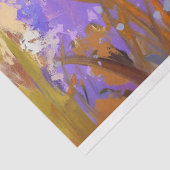 ヴィンテージ鮮やかフローラ魚の切り離し 薄葉紙 (詳細)