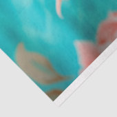 ヴィンテージ鮮やかフローラ魚の切り離し 薄葉紙 (詳細)