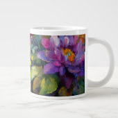 ヴィンテージ鮮やか絵を描フローラ ジャンボコーヒーマグカップ (右)