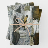 ヴィンテージ鯨、アザラシ及びセイウチ、海産動物 ラッピングペーパーシート (インサイチュ)