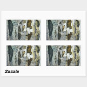 ヴィンテージ鯨、アザラシ及びセイウチ、海産動物 長方形シール (シート)