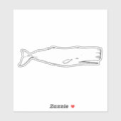 ヴィンテージ鯨 シール (シート)