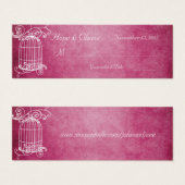 ヴィンテージ鳥かごハニーサックル座席表 (正面&裏面)