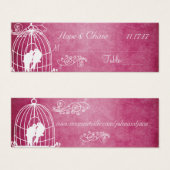 ヴィンテージ鳥かごハニーサックル座席表 (正面&裏面)