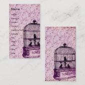 ヴィンテージ鳥かご 名刺 (正面/裏面)