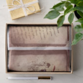 ヴィンテージ鳥と詩 薄葉紙 (ギフト)