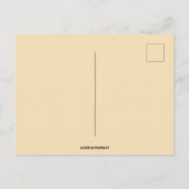 ヴィンテージ鳥のクリスマスの陽気な挨拶 ポストカード (裏面)